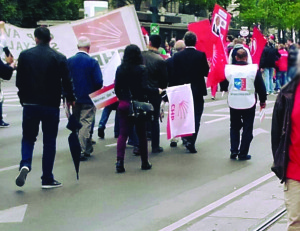 Die CHP beim Maiaufmarsch der SPÖ Wien, 2016